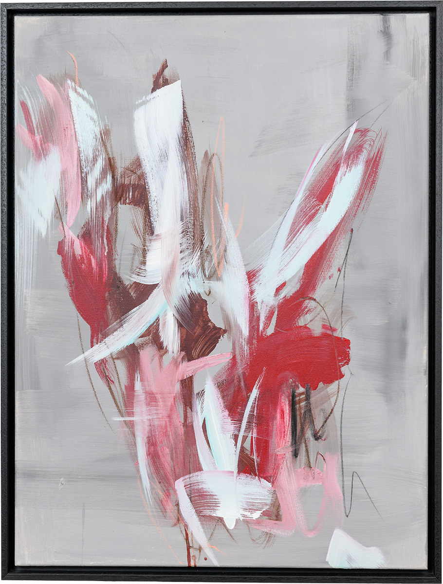 Heitere Aussichten II — abstraktes Gemälde, 60x80cm, 2024